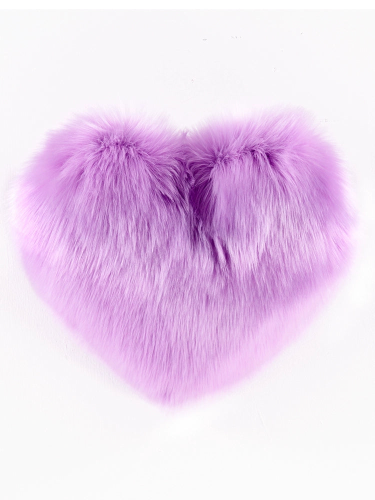 Heart Wool Pillow