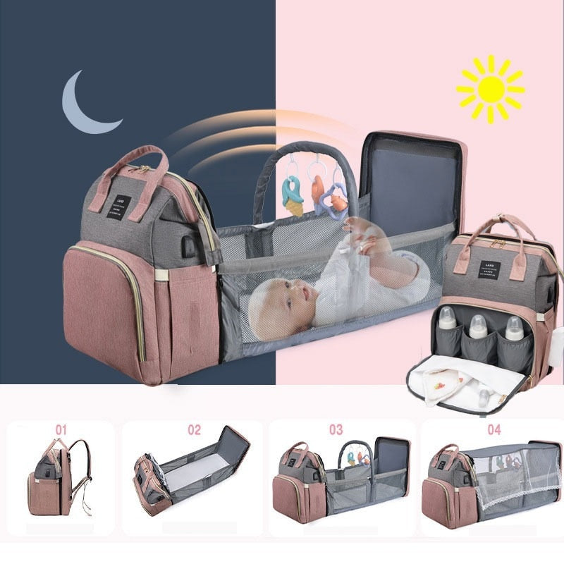 Foldaway Multi-functional Baby Backpack